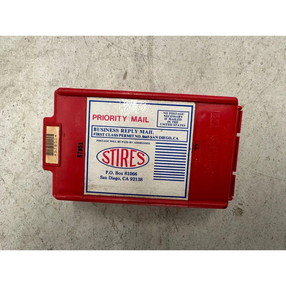 Vintage STIRES Shipping Recording Thermometer Business Reply Mail Priority Mail